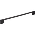 Jeffrey Alexander 256 mm Center-to-Center Matte Black Square Sutton Cabinet Bar Pull 635-256MB